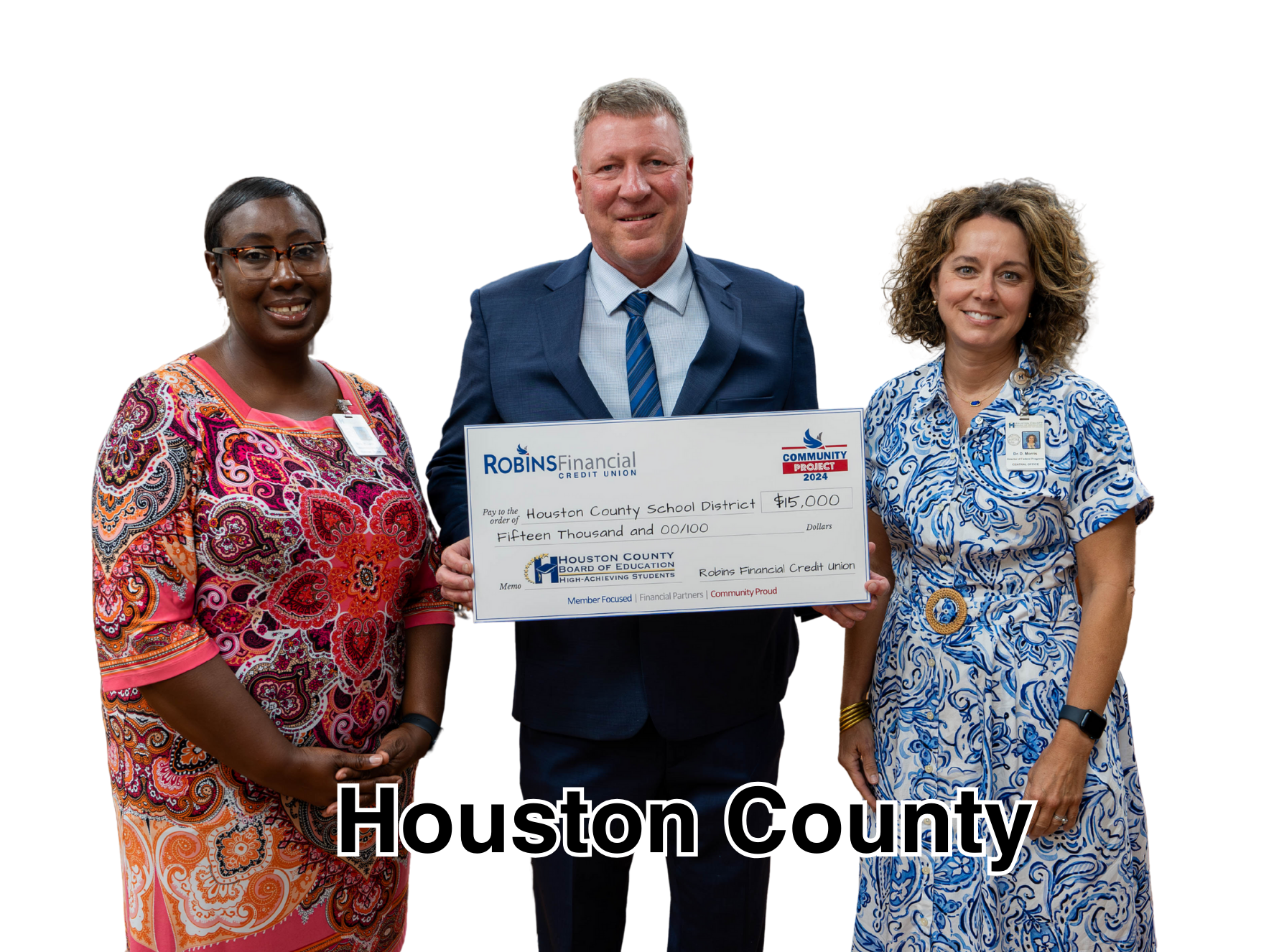 School Social Workers receiving an award