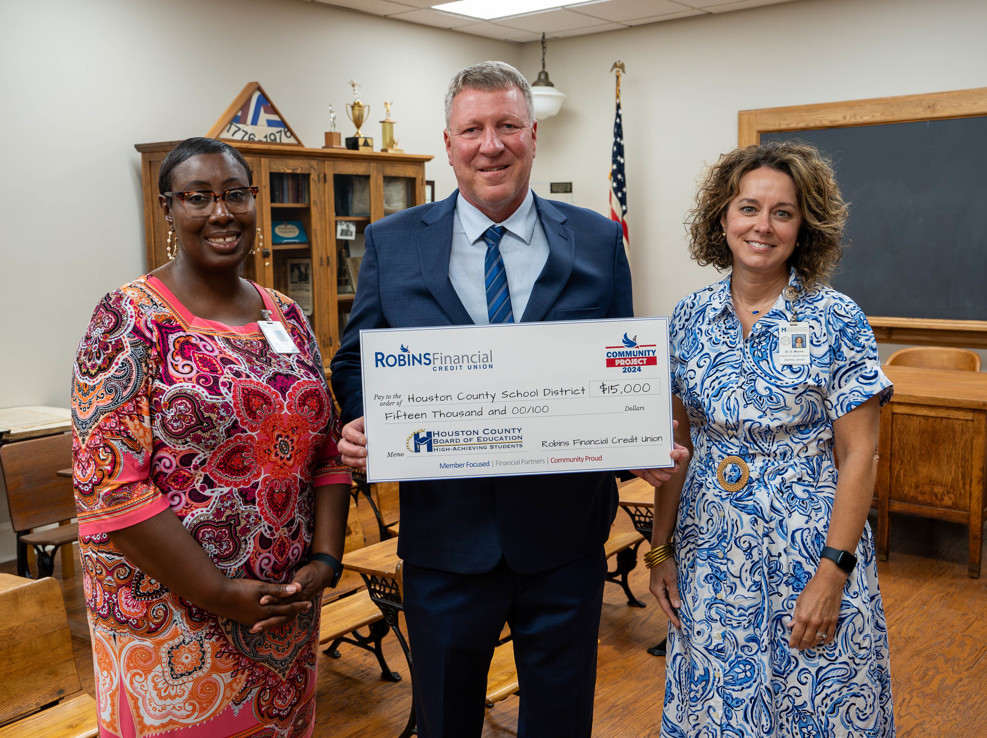 School Social Workers receiving an award