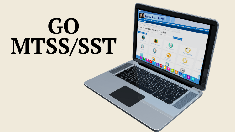 Computer showing GO MTSS/SST website